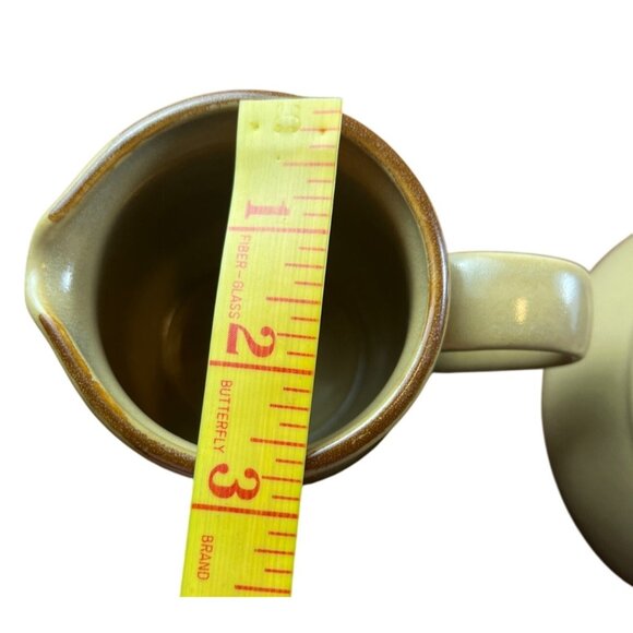 Vintage Hearthside Hand-Painted Stoneware Creamer & Sugar Bowl Set - Japan - Picture 5 of 6